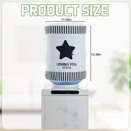 BAOZOON 5 Gallon Water Dispenser Barrel Dust Cover Water Bucket Protector Covers for Water Cooler Reusable 5 Gallon Water Bottle Cover Fabric Bucket Decor(Star)