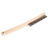 Shark 17005 Long Handle Carbon Steel V-Shaped Wire Brush