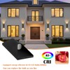 TPSHPTS Outdoor Wall Lights 4 Pack, 15" Up and Down