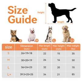 A4Pet Collapsible Dog Crate, Travel Dog Crate - Lightweight, Durable and Portable Dog Crate with 3-Door, Adjustable Stainless Steel Frame, Soft Dog Crate, Travel Dog Kennel