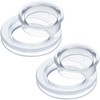 Jetec 2 Inch Patio Table Umbrella Hole Ring with Cap