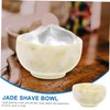 VICASKY Jade Shaving Bowl Multi-use Deep Shaving Container for Men
