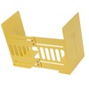 Retractable Book End Stable Adjustable Elegant Yellow Decorative Bookends for