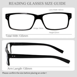 Kerecsen Reading Glasses 5 Pairs Quality Readers Spring Hinge Glasses for Reading for Men and Women (5 Mix Color, 1.75, x)