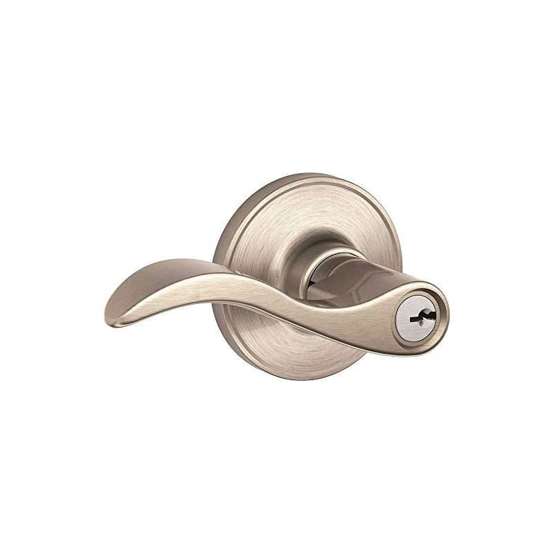 Dexter by Schlage J54SEV619 Seville Keyed Entry Lever, Satin Nickel