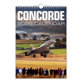 The Calendar King // Concorde - A4 Size 2025 Wall Calendar