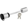 Master Lock 1471DAT Trailer Coupler Latch Lock, 3-1/2" Long Shackle x 9/32" Diameter Pin Silver, Fits UFP and surge brake couplers