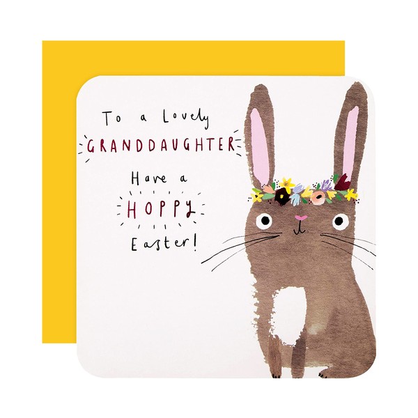 Hallmark Easter Card for Granddaughter - Cute Illustrated Bunny Design