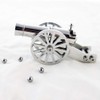 TIETHEKNOT Mini Napoleon Cannon Model Metal Replica Desktop Decorating and