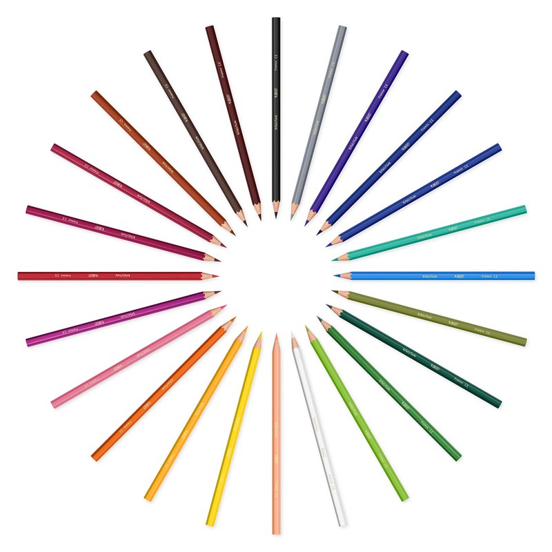 BIC Kids Evolution ECOlutions Colouring Pencils 60 Tin