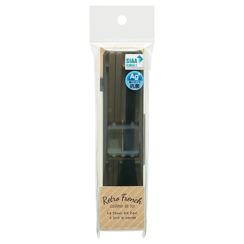 Skater CCS3SAAG Silver Ion Ag+ Antibacterial Retro French Chopsticks &