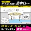 LEC Balsan Kobae Intrusion Block, For Baths, Drain Outlets, Hair
