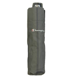 Champion CHM20MN58 Mini Folding Umbrella, Gray, Striped Pattern, 65cmX8R, Gentlemen, Windproof