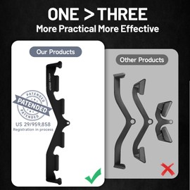 MOST GRIP LAT Pull Down Bar with 6 Ergonomic Handles, Neutral Grip LAT Pulldown Attachments for Whole Back Training, Wide Grip LAT Pulldown Bars for Home Gym Cable