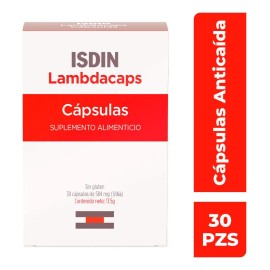 Isdin Lambdacaps Suplemento Alimenticio 30 Cápsulas Sabor Sin sabor