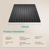 AULEEND Square Shower head, High Flow Stainless Steel Square Rainfall