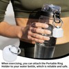 Ring Holder for Jewelry, Traveling Jewelry Holder with Keychain,Portable Ring