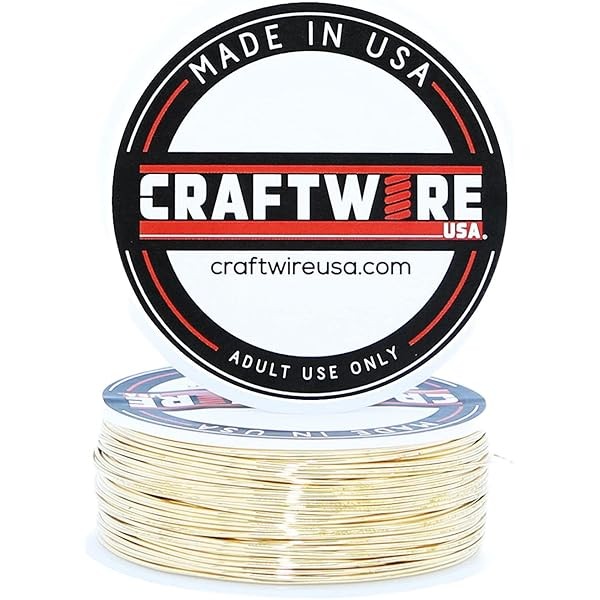 Solid Bare Red Brass Wire Round Selection, Dead Soft, 5OZ,
