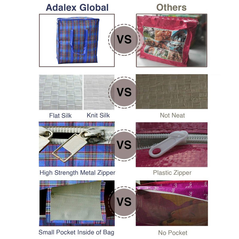 REUSABLE 190GSM HEAVY DUTY STURDY JUMBO Extra Large Storage Bag