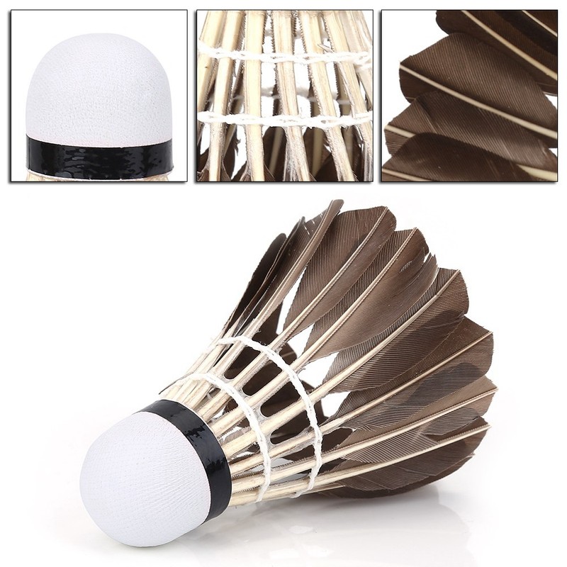 12Pcs/Lot Durable Badminton Balls Shuttlecocks Outdoor Sports Training Accessory