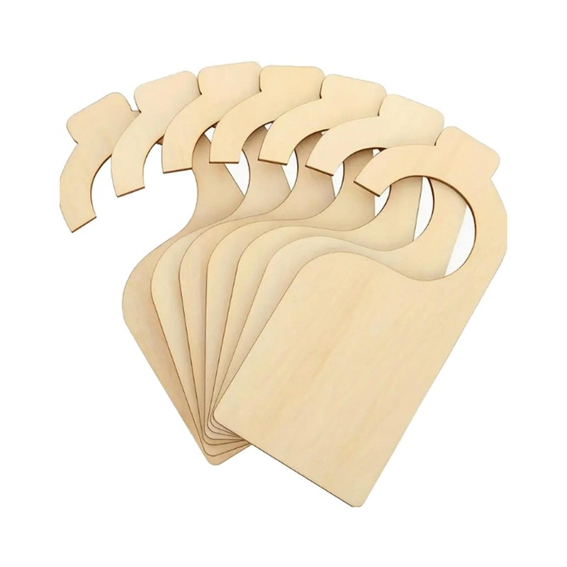 Perfeclan Pack of 7 Baby Wardrobe Dividers Blank Clothes Rack