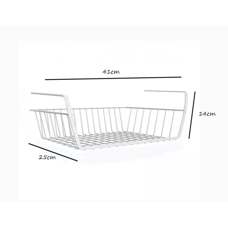 ArgenMex Pack X3 Repisas Colgante Estante Metal Org Alacena Despensa