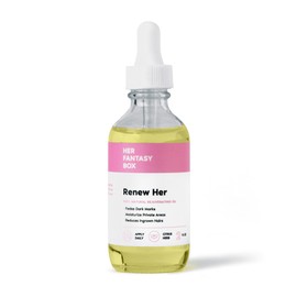 Her Fantasy Box | Renew Her - Natural Rejuvenating Yoni Oil for Dark Spots, Ingrown Hair, and Skin Brightening - Nourishing, Moisturizing Formula for All Skin Types