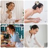 6Pcs Lay Flat Hair Claw Clips for Women French Stylish