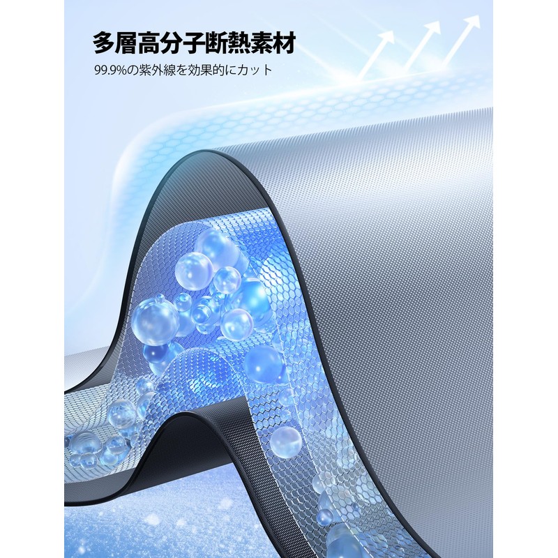 Aomiker 2024 Umbrella Shaped Car Sun Shade Front: Car Sunshade,