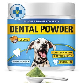Chewy Max Dog Teeth Cleaning | Dental Powder with Probiotics for Digestive Health | Dog Dental Powder with Valerian Flavor | 100 G