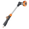 Metal Garden Hose Wand,15 Inch Adjustable Watering Wand with 8
