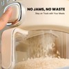 UFORU Rice Dispenser, Rice Storage Container with Measuring Cup for