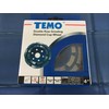 TEMO 4 Inch Professional Diamond Two Row Segment Grinding Wheel
