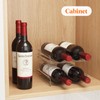 Lifewit Plastic Stackable Wine Rack for Refrigerator, Cabinet, Countertop,Wine Bottle