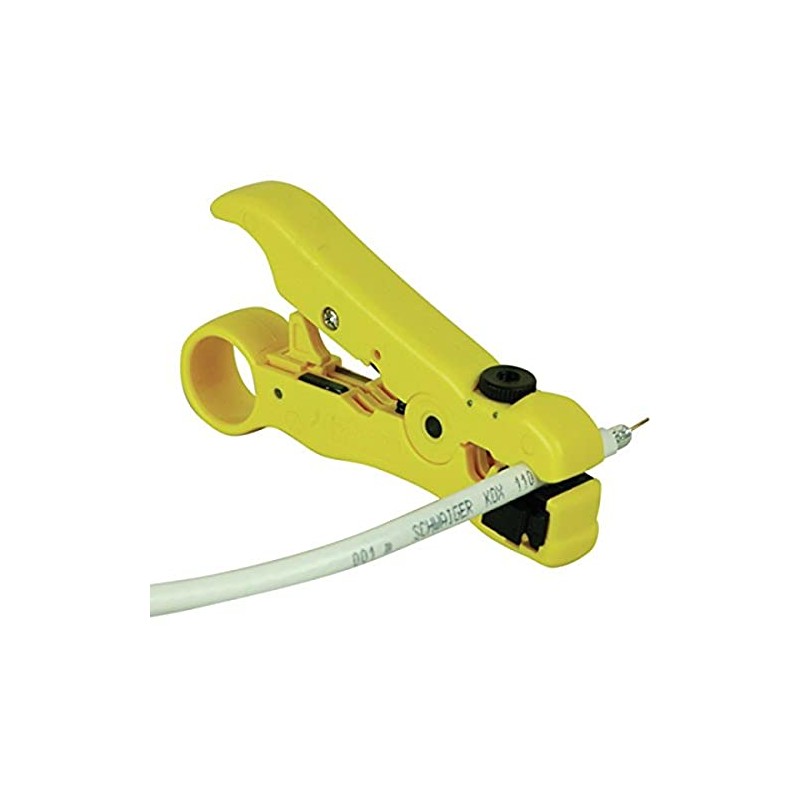 Schwaiger ABI212 531 Yellow cable stripper ABI212 531, Yellow, 17