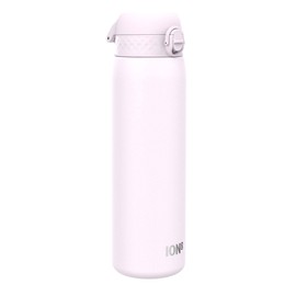 Ion8 1 Litre Stainless Steel Water Bottle, Leak Proof, Easy to Open, Secure Lock, Dishwasher Safe, Carry Handle, Flip Cover, Easy Clean, Durable, Scratch Resistant, 1200 ml/40 oz, Lilac Dusk Pink
