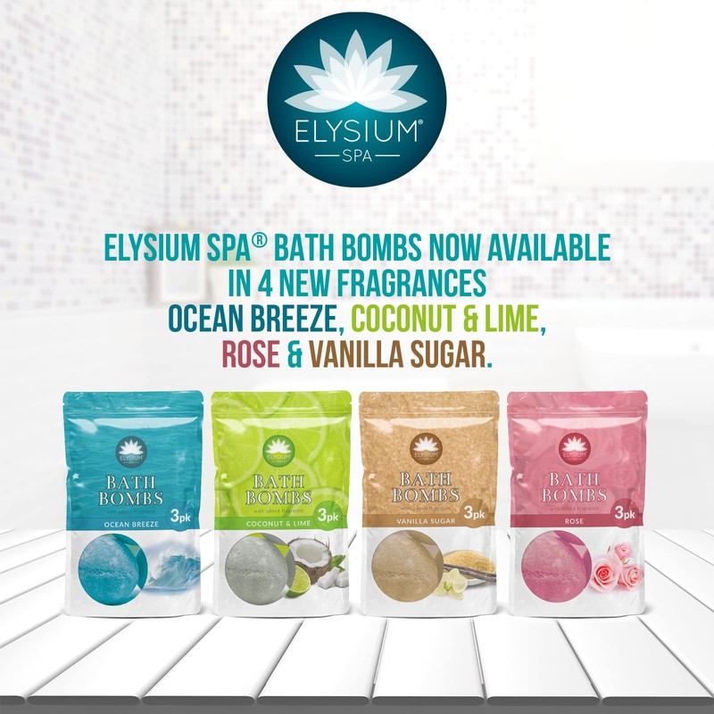 Elysium Spa Coconut & Lime Triple Bath Bombs Pack