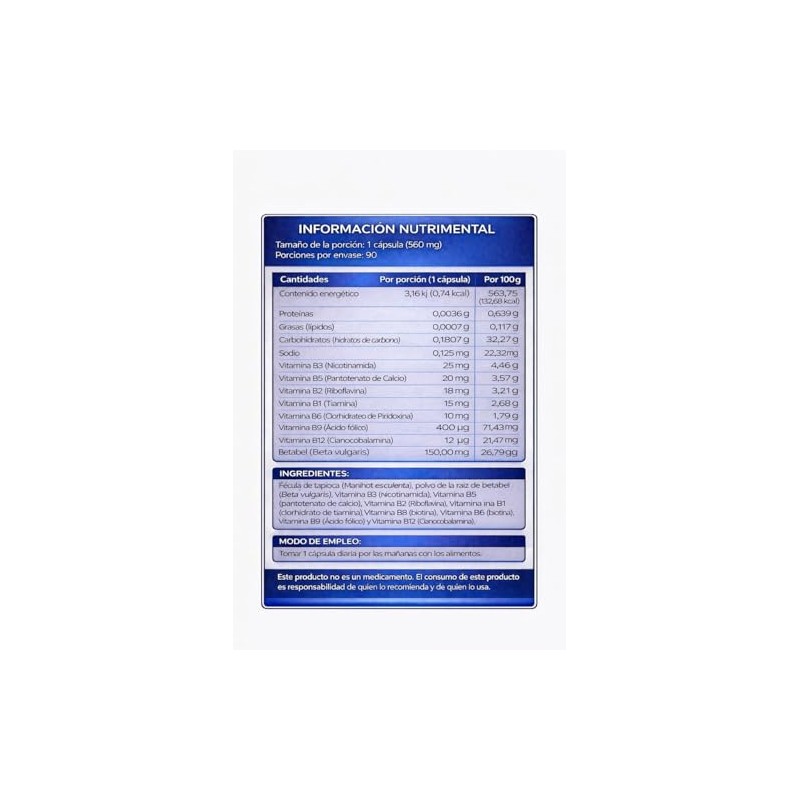 NLS Essentials® | COMPLEJO B | Vitaminas B1, B2, B3,