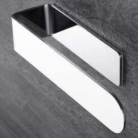 Taozun Hand Towel Holder - Adhesive Hand Towel Bar Open Towel Ring Polished Towel Rack for Bathroom Kitchen, SUS 304 Stainless Steel