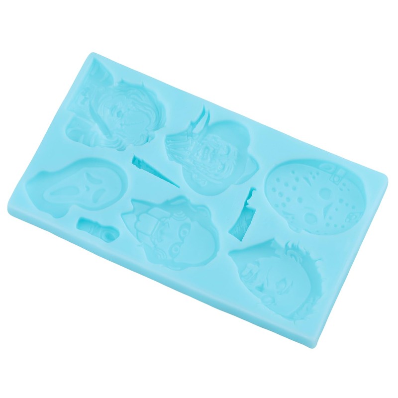 Halloween Silicone Molds Horror Cartoon Character Fondant Mold