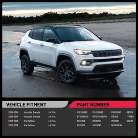 BDFHYK 178328 Air Conditioning A/C Compressor Compatible with Hyundai Sonata 2012-2014 L4 2.0L/ L4 2.4L, Compatible with Kia Optima 2012-2018