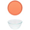 Pyrex (1 7402 6-Cup/1.5L Sculpted Glass Mixing Bowl and (1)