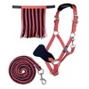 HKM, Horse Halter Set, Lead Rope, Fly Fringe, Knitted, 180