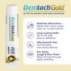 Denttach Gold Denture Adhesive, Petroleum Free Olive Oil Based Denture