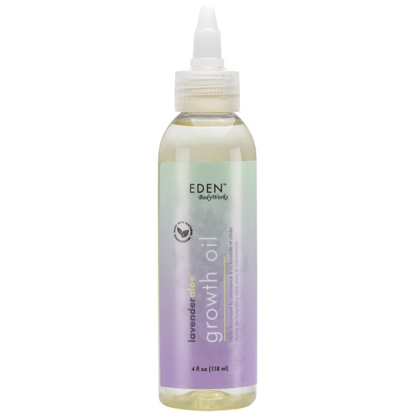 EDEN BodyWorks Lavender Aloe Hair Growth Oil (4 oz) - Vegan Scalp Treatment to Reduce Breakage & Stimulate Healthy Growth