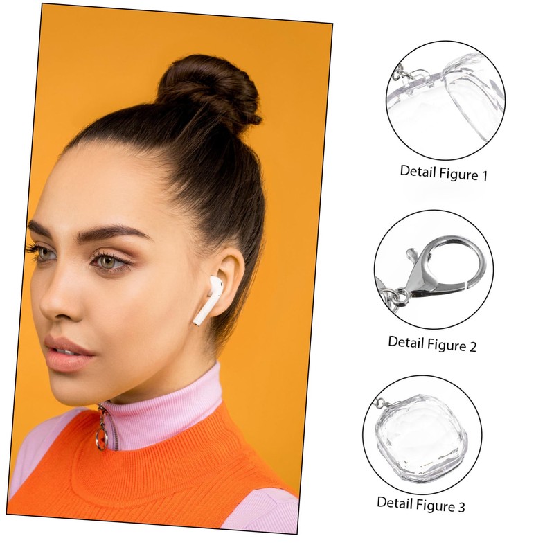 DOITOOL Earphone Case Clear Earbuds Case Ear Earbuds Case Sleeve