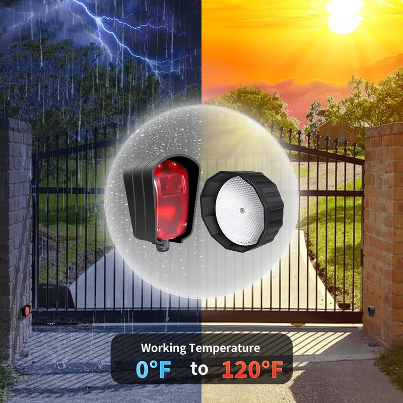 TOPENS TRF3 Safety Reflection Photocell Retro-Reflective Photoelectric Beam Sensor for
