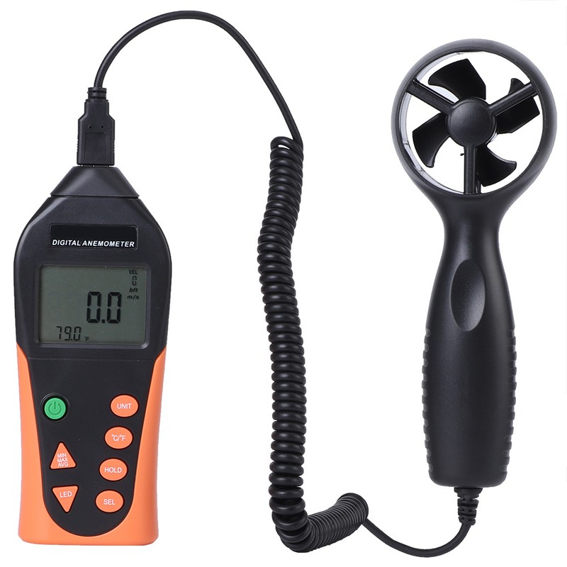 816B Digital Anemometer Portable Wind Speed Sensor Meter Measuring Instruments