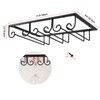 MOCOUM Under Cabinet Glass Rack, Stemware Hanger - 3 Rows
