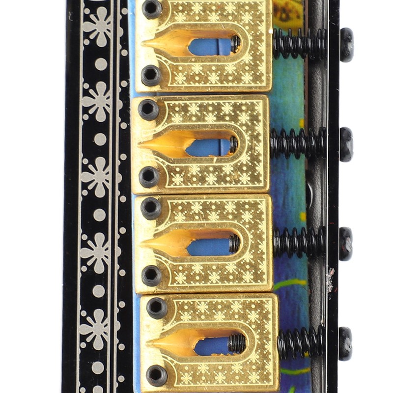 Guitar Fixed Bridge Electric Bass Hardtail Saddle Bridge Tool Metal